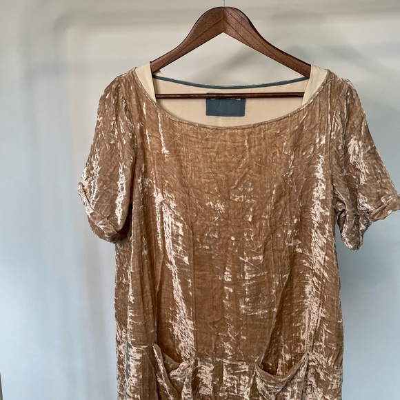 Anthropologie Velvet Dress - Picture 4 of 8